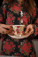 Imported Premium Royal Albert style 75 Pcs Dinner Set - 8 Person Serving