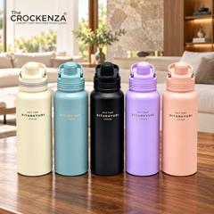 SITARAYURI 800ml Water Bottle with Carry Handle – Matte Finish
