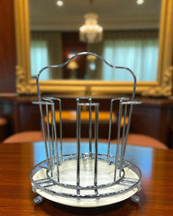 Modern heavy duty Steel Glass Stand – Perfect for Display & Serving
