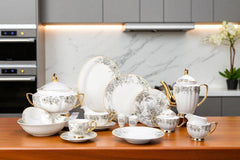 Premium Imported Johnson Bros inspired Dining Set - Available in two serving sizes DS-519