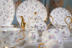 Imported Premium 75 Pcs Dinner Set for 8-persons Serving - Inspired by Royal Albert England