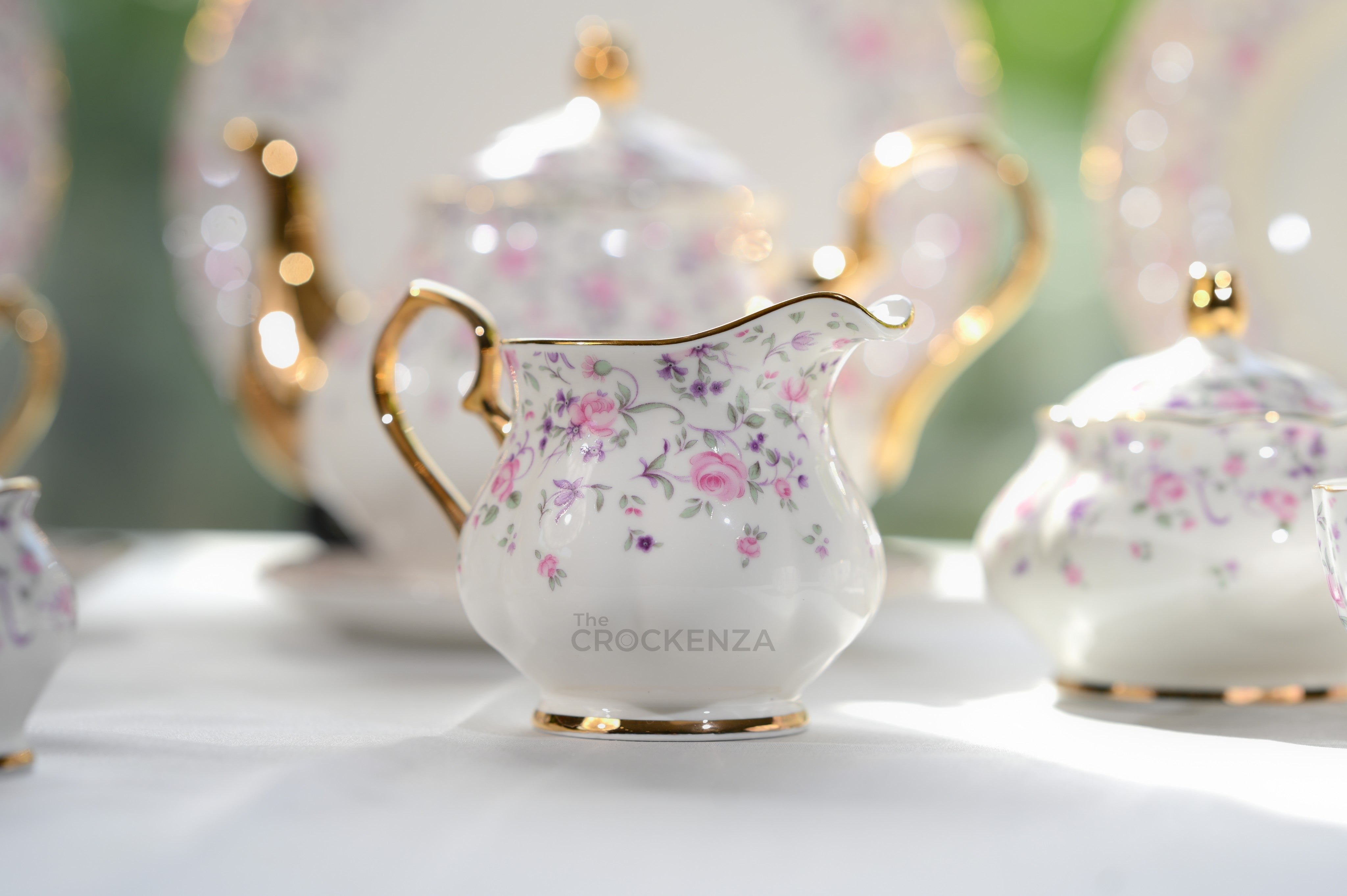 Imported Premium 75 Pcs Dinner Set for 8-persons Serving - Inspired by Royal Albert England