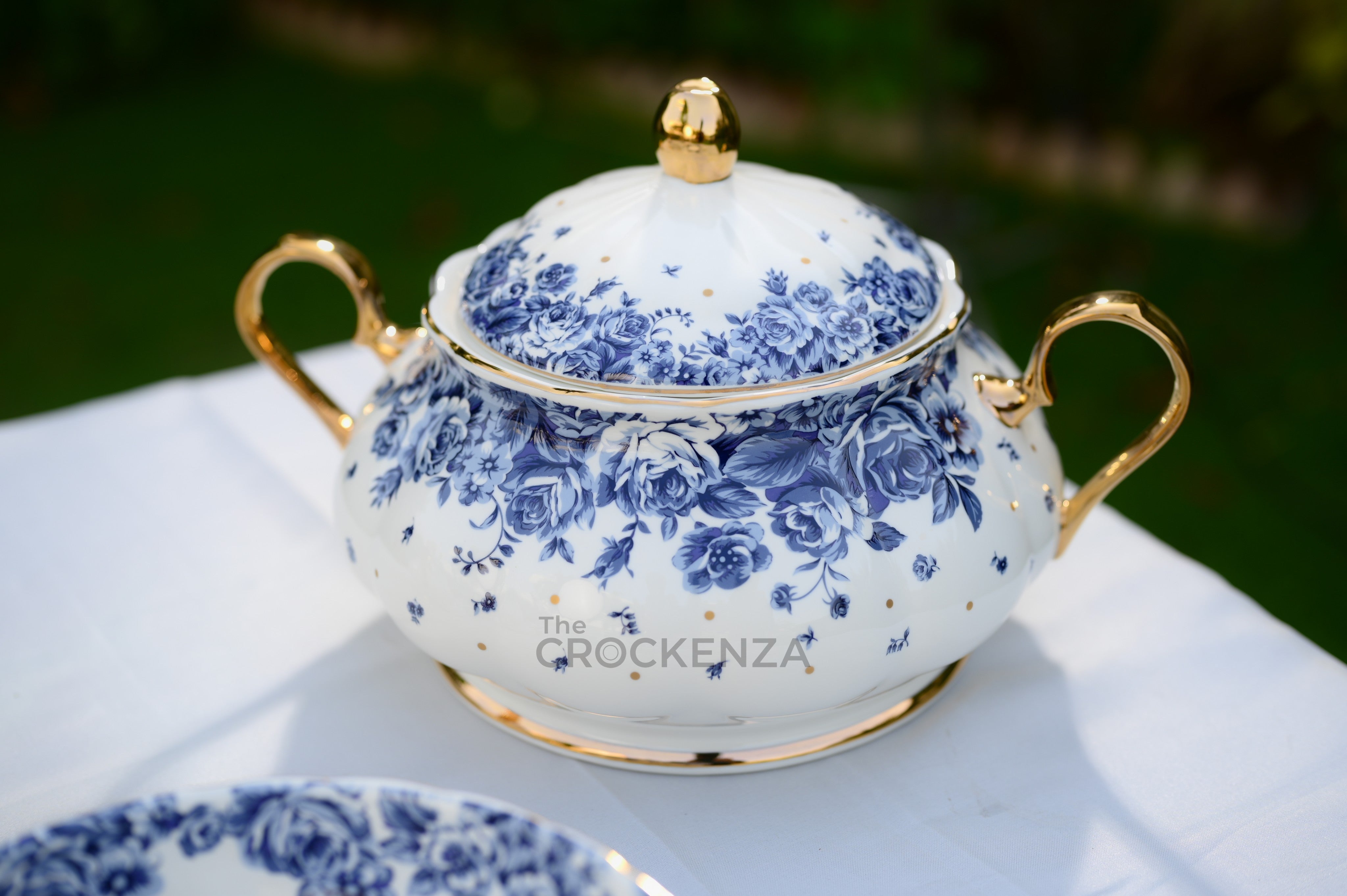 Premium Royal Albert inspired 75 Pcs Dinner Set - 8 Person Serving
