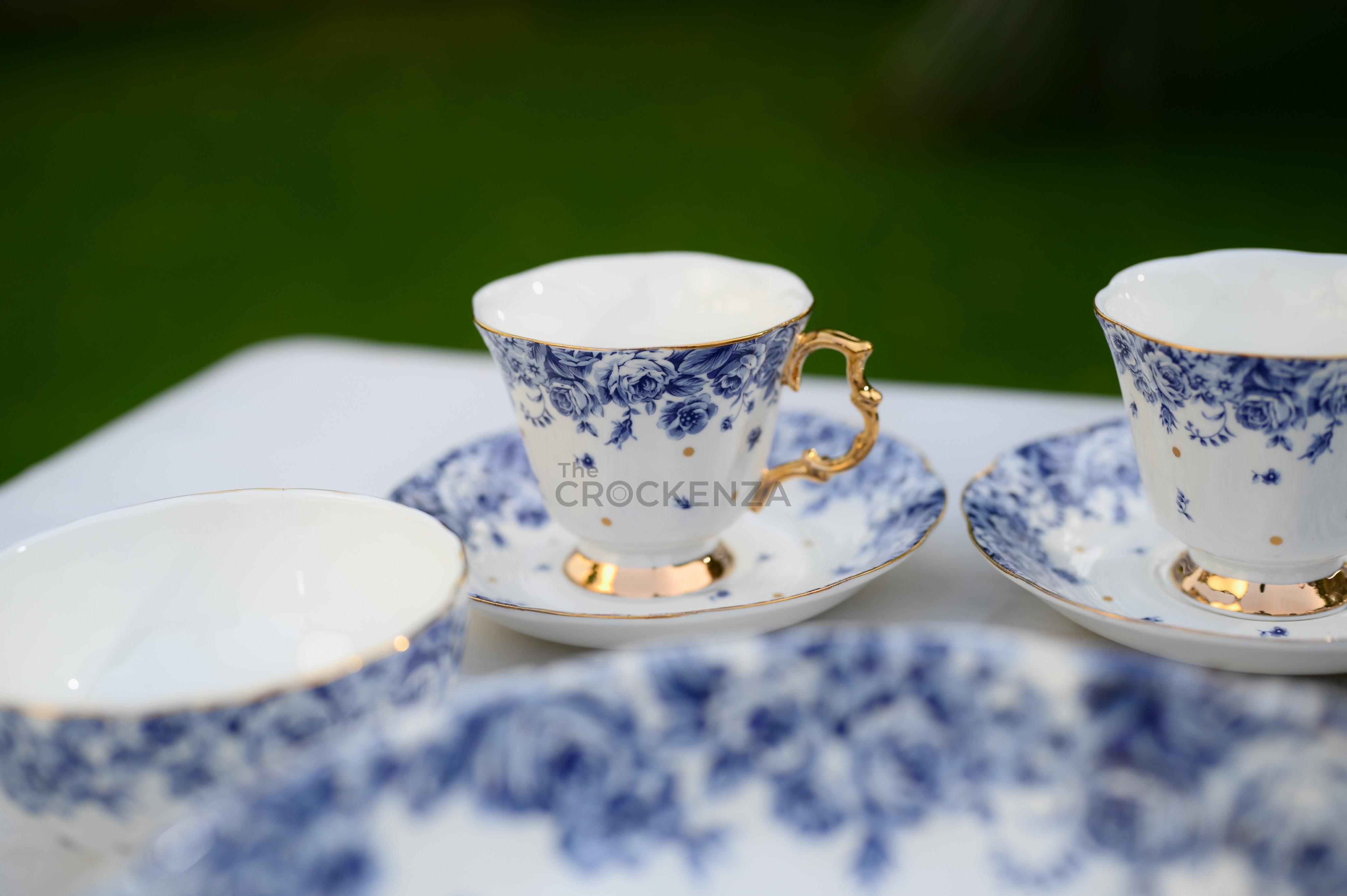 Premium Royal Albert inspired 75 Pcs Dinner Set - 8 Person Serving