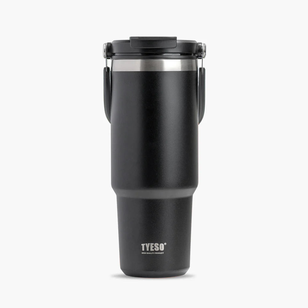 Tyeso "ROAM" Stainless Steel 1200ML Travel Tumbler with 2-in-1 Flip Straw & Sip Lid