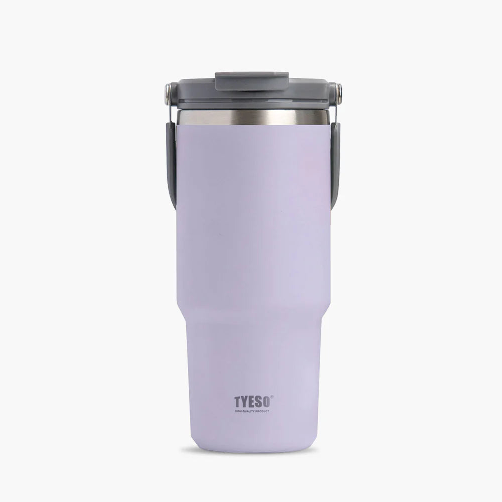 Tyeso "ROAM" Stainless Steel 1200ML Travel Tumbler with 2-in-1 Flip Straw & Sip Lid