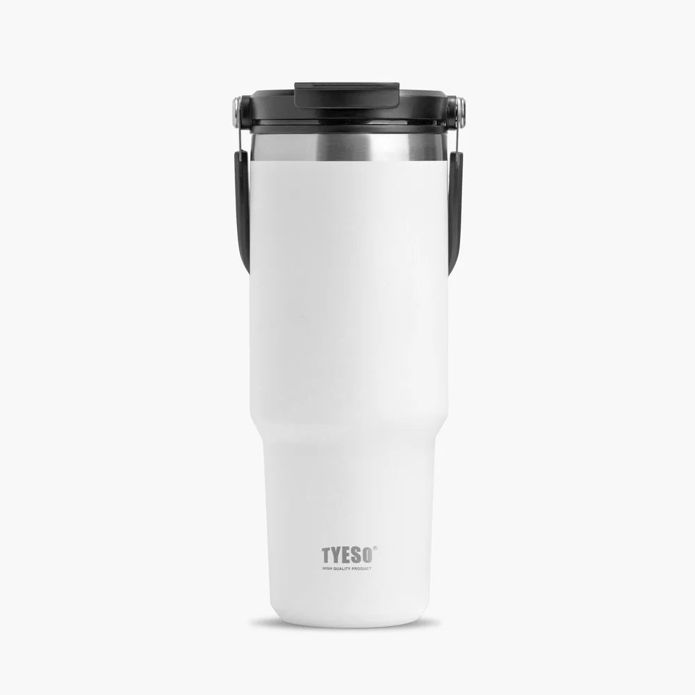 Tyeso "ROAM" Stainless Steel 1200ML Travel Tumbler with 2-in-1 Flip Straw & Sip Lid