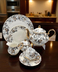 Royal Elegance Tea Set – Royal Albert Inspired- 24 (Pcs)