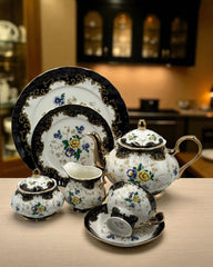 Royal Elegance Tea Set – Royal Albert Inspired- 24 (Pcs)