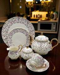Royal Elegance Tea Set – Royal Albert Inspired- 24 (Pcs)