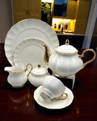 Royal Elegance Tea Set – Royal Albert Inspired- 24 (Pcs)