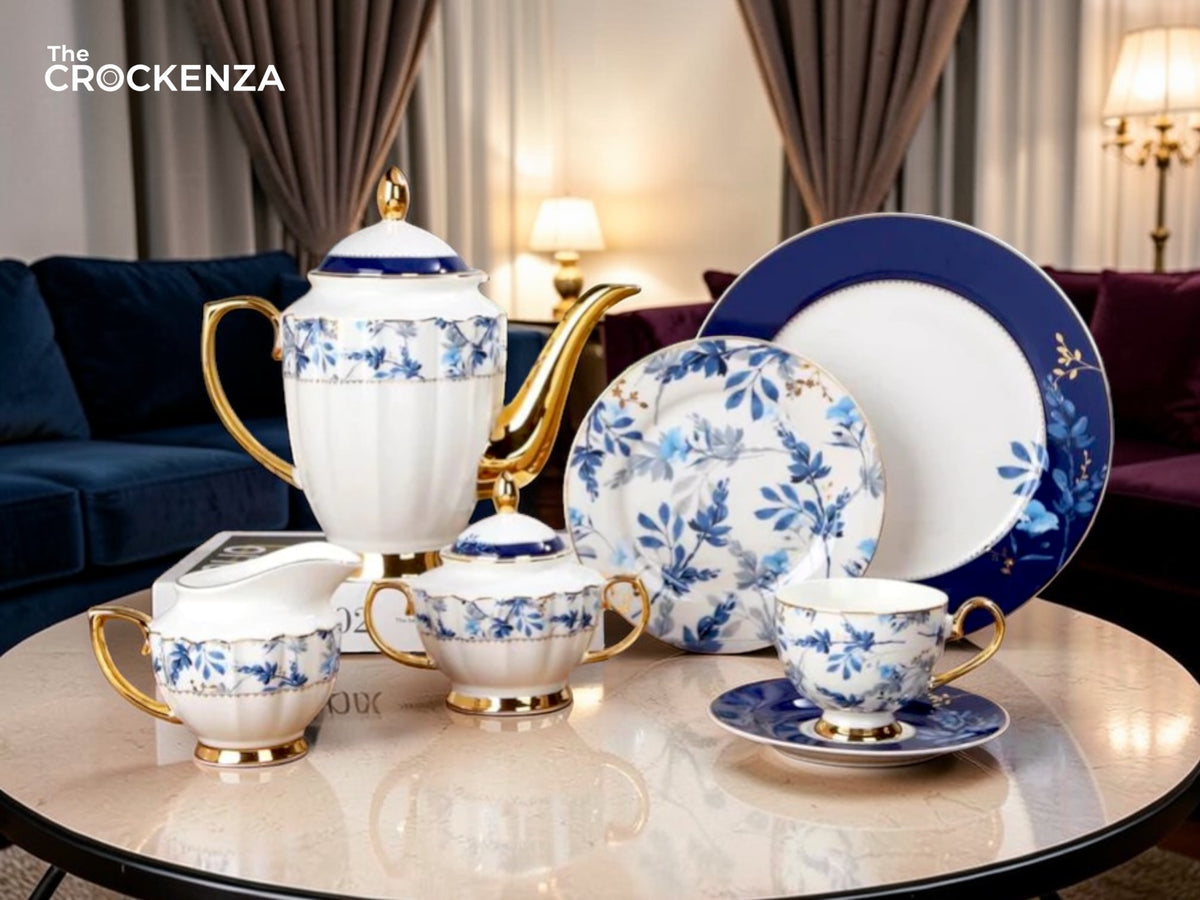 Imported Luxury Johnson Bros inspried 24-piece Tea Set - Perfect for Elite Gatherings
