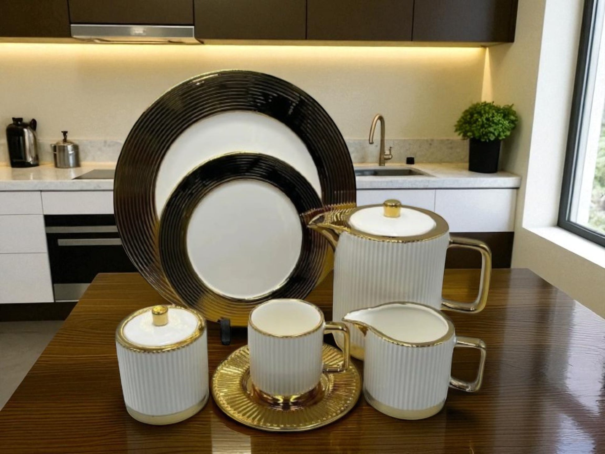 Luxury 24-Piece Tea Set – Perfect for Elegant Gatherings
