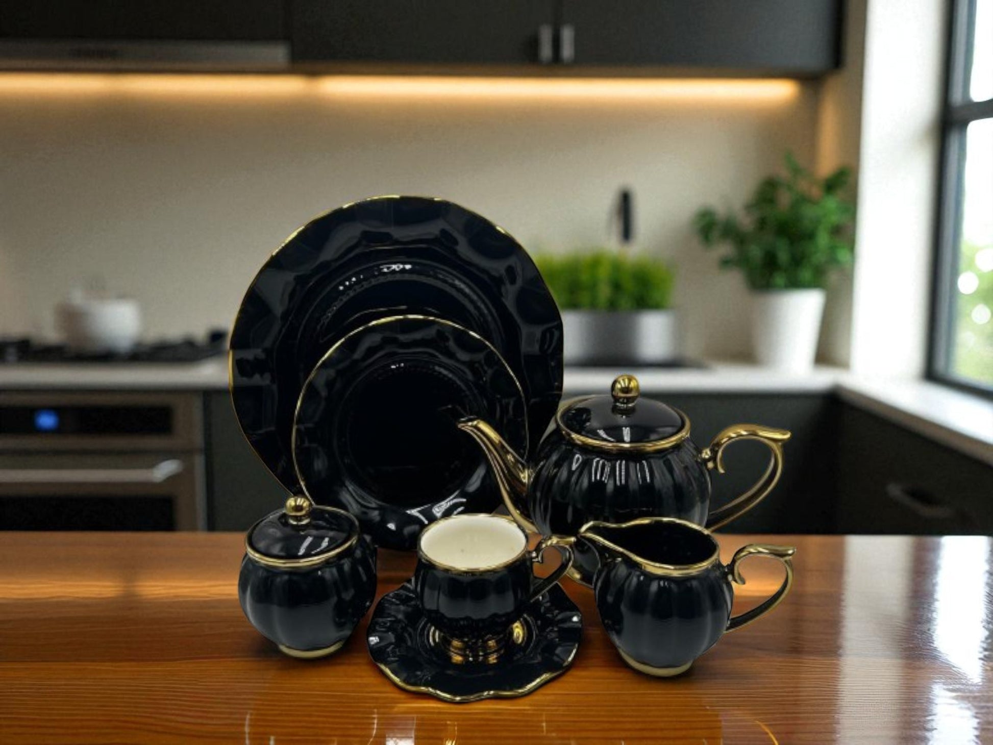 Luxury 24-Piece Tea Set – Perfect for Elegant Gatherings