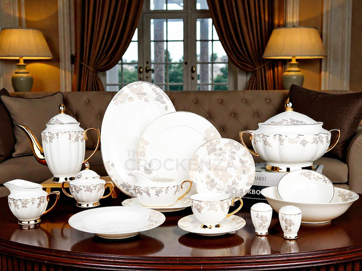 Imported Johnson Bros inspired Luxury Floral Dining Set - Available in two serving sizes