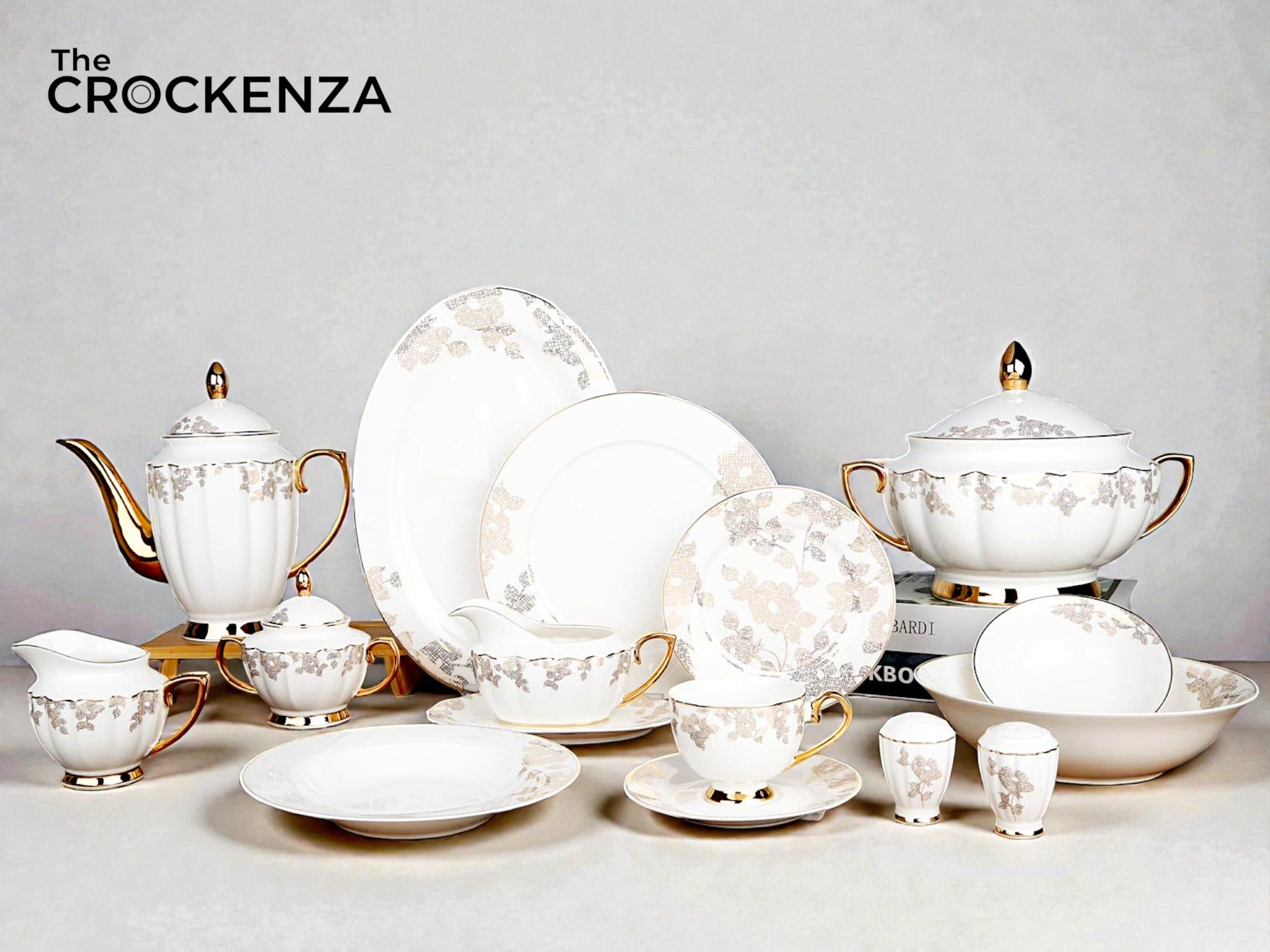 Imported Johnson Bros inspired Luxury Floral Dining Set - Available in two serving sizes