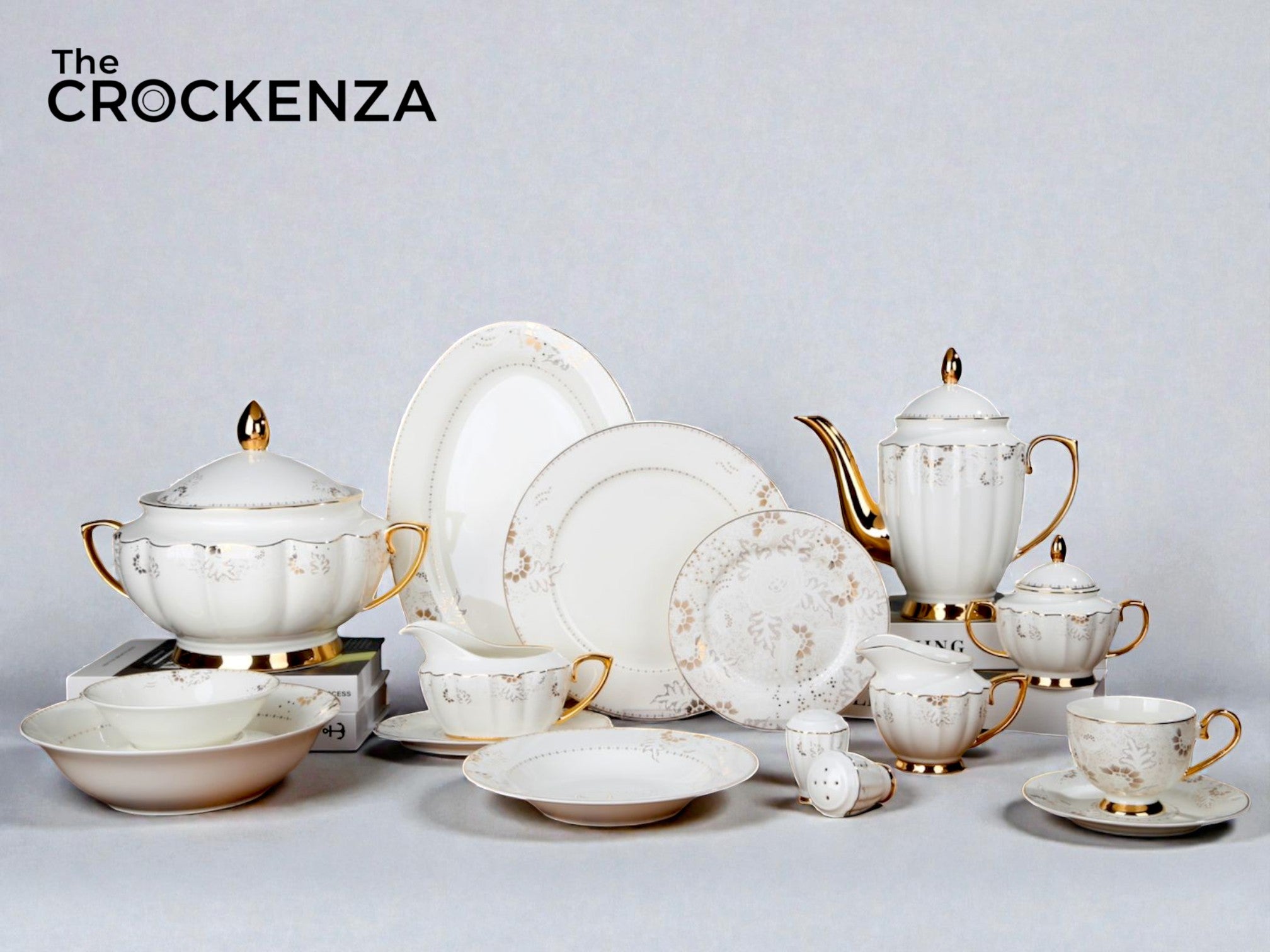 Imported Johnson Bros inspired Luxury Floral Dining Set - Available in two serving sizes