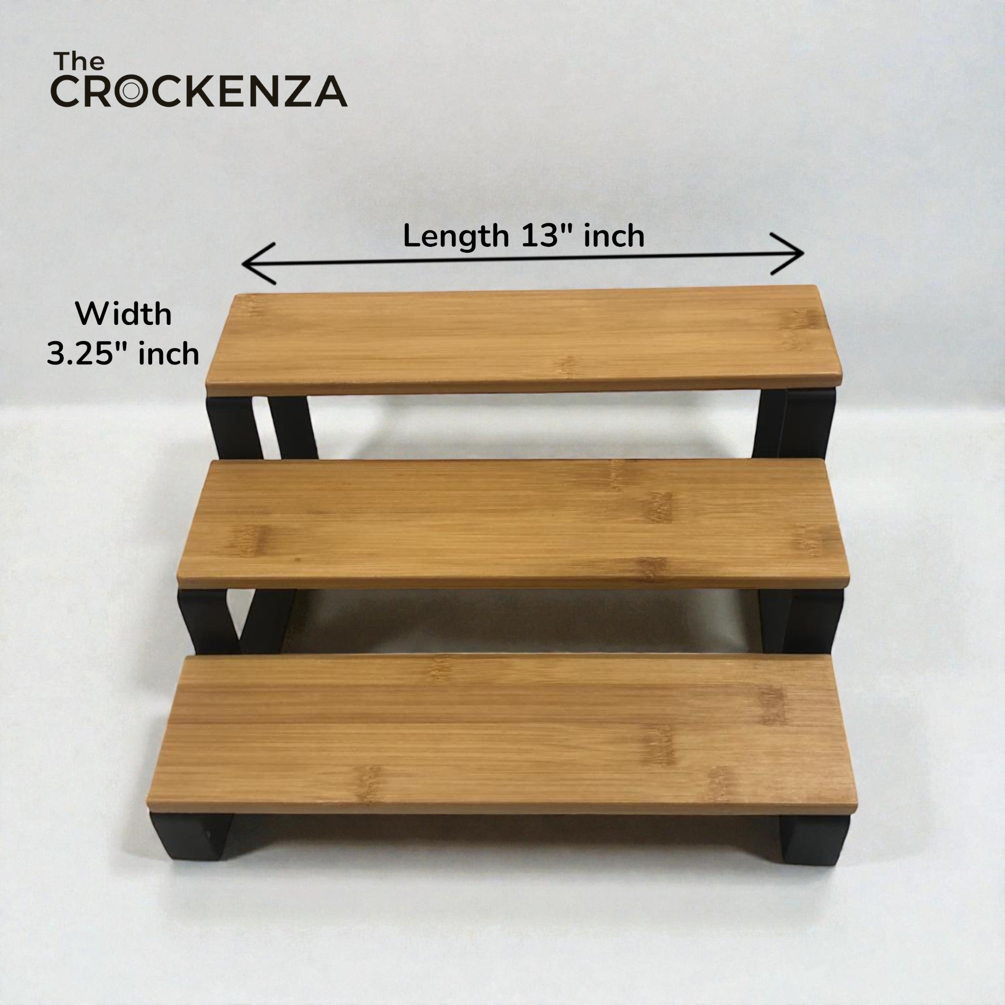 Versatile 3-tier Bamboo Multipurpose Platter - Best for Serving Salad & Savories