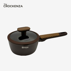 Premium Non-Stick Saucepan with Glass Lid – Heat-Resistant Handle | Baroly Cookware- 16CM