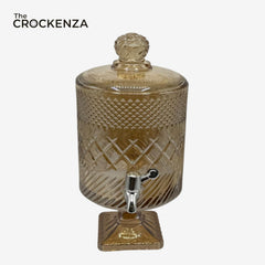 Luxury 4.5 Litre GBeverage Dispenser with Lid & Tap – Elegant Drink Server for Juice, Water & Ramadan Serving