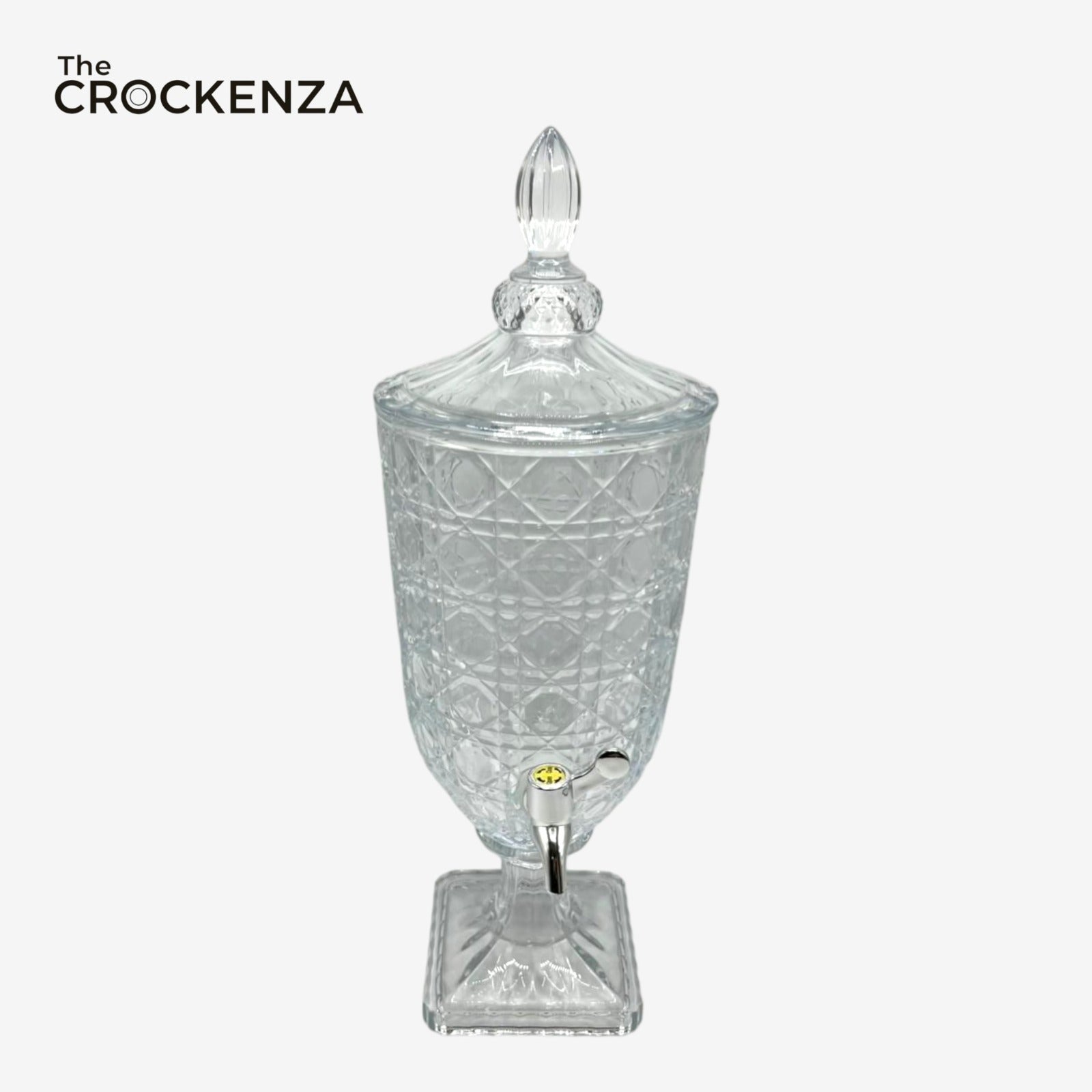 Luxury Crystal Glass Beverage Dispenser with Tap – Premium Drink Dispenser (GD-11)