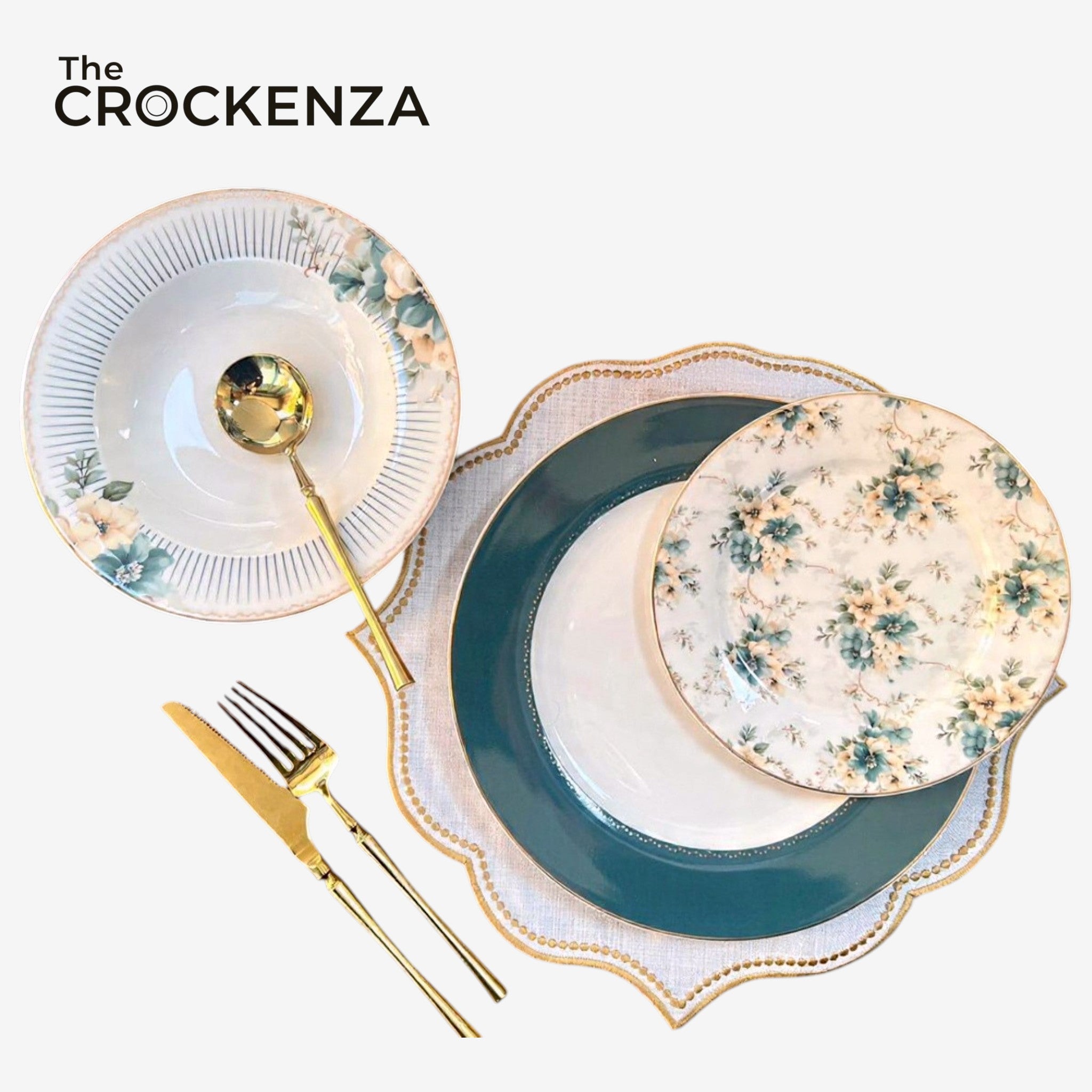 Luxury Johnson Bros inspired 18-Piece Plate Set – Experience the fine Dine Luxury!