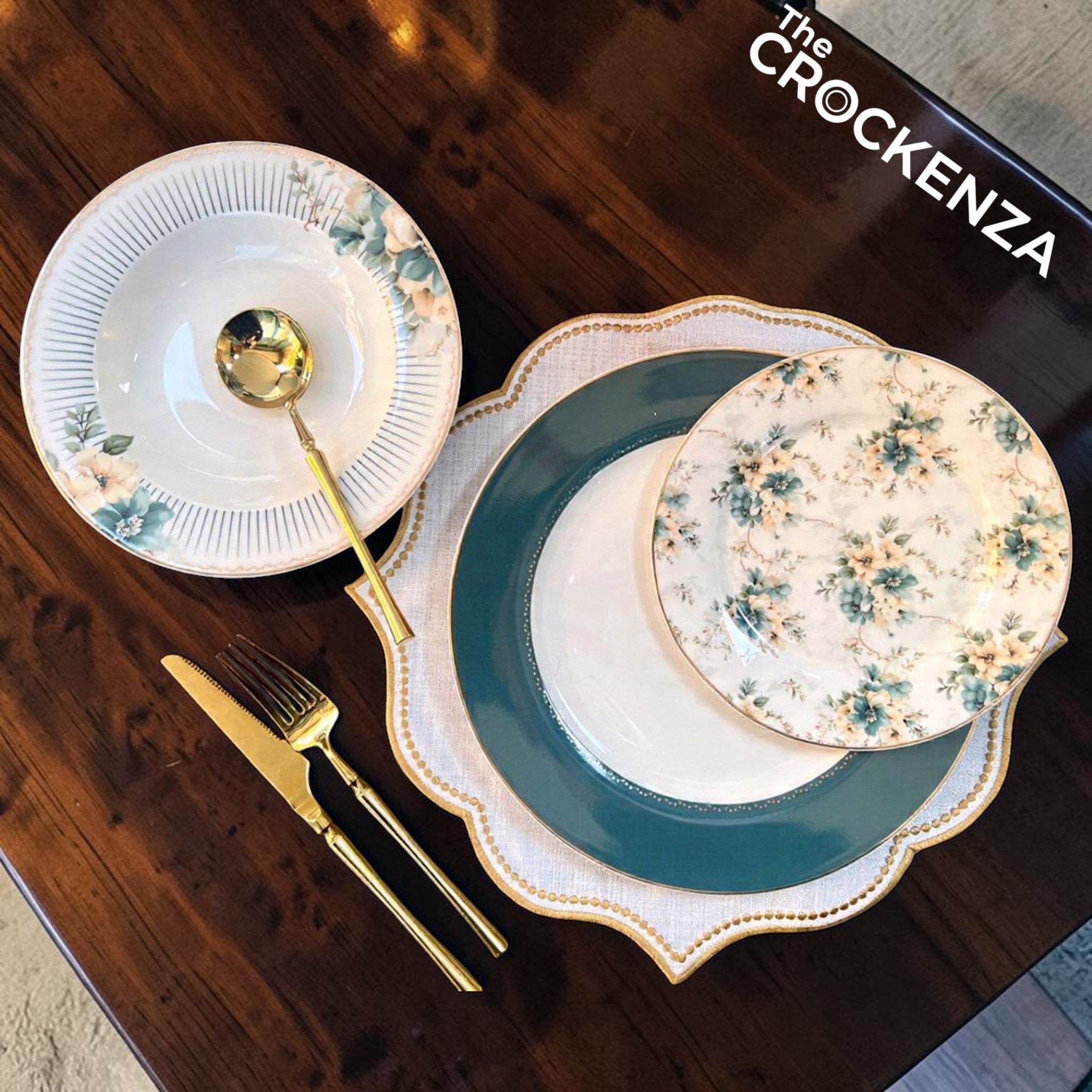 Luxury Johnson Bros inspired 18-Piece Plate Set – Experience the fine Dine Luxury!