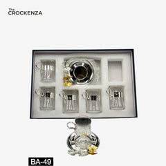 Silver Elegance – 12-Piece Luxury Qahwa Shot Set for Arabic tea & Coffee Lovers (BA-49)