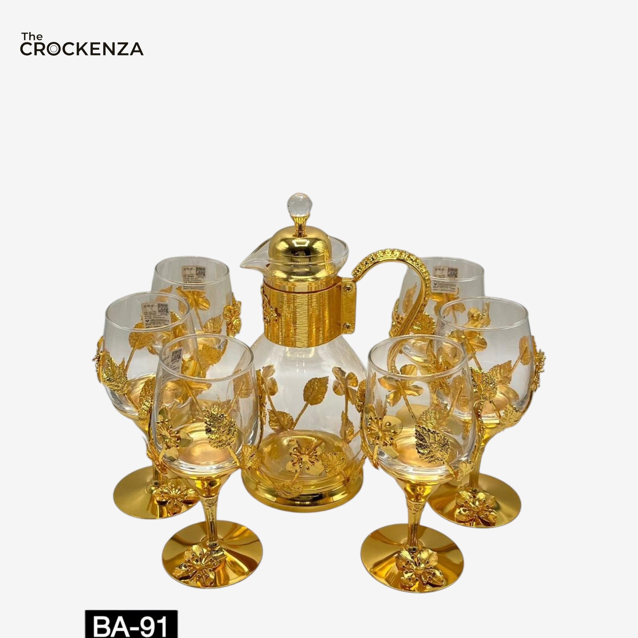 Luxury Golden Water Set (7 Pcs) – Elegant Dining & Serving Essential