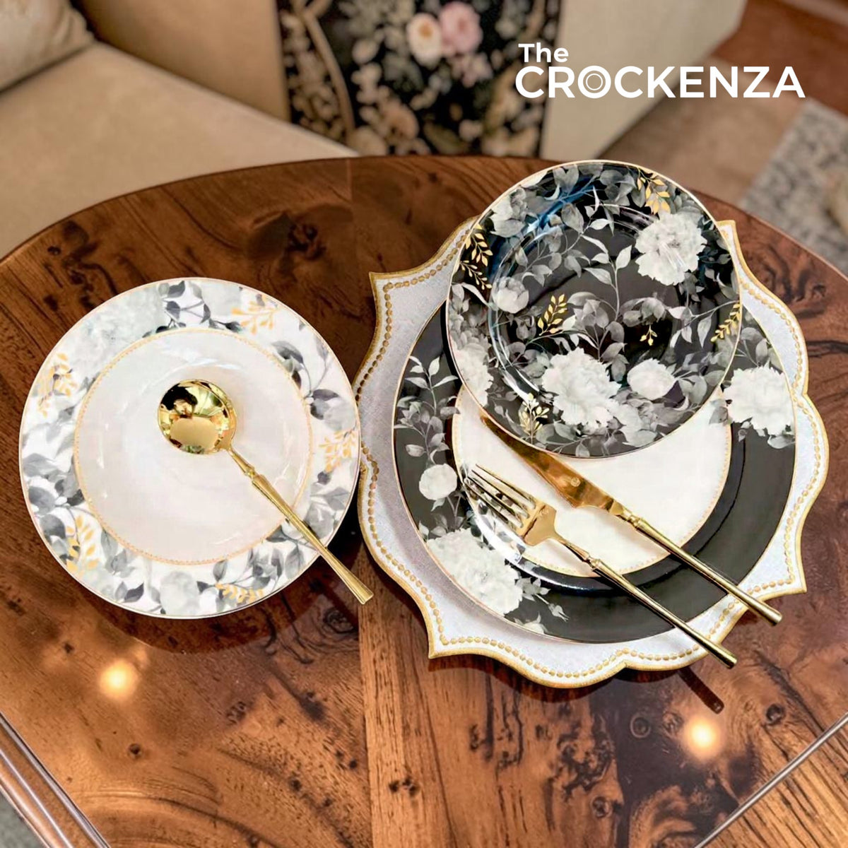 Luxury Johnson Bros inspired 18-Piece Plate Set – Experience the fine Dine Luxury!