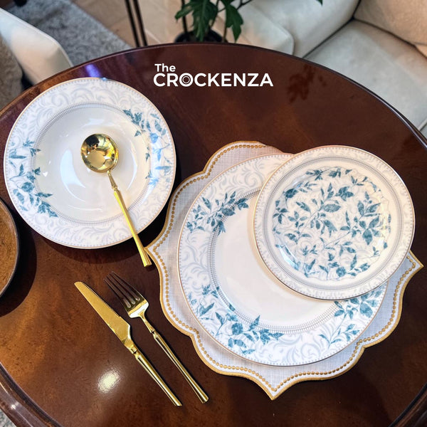 Imported Luxury 18-Pcs Johnson Bros–Inspired Premium Super Bone China Plate Set