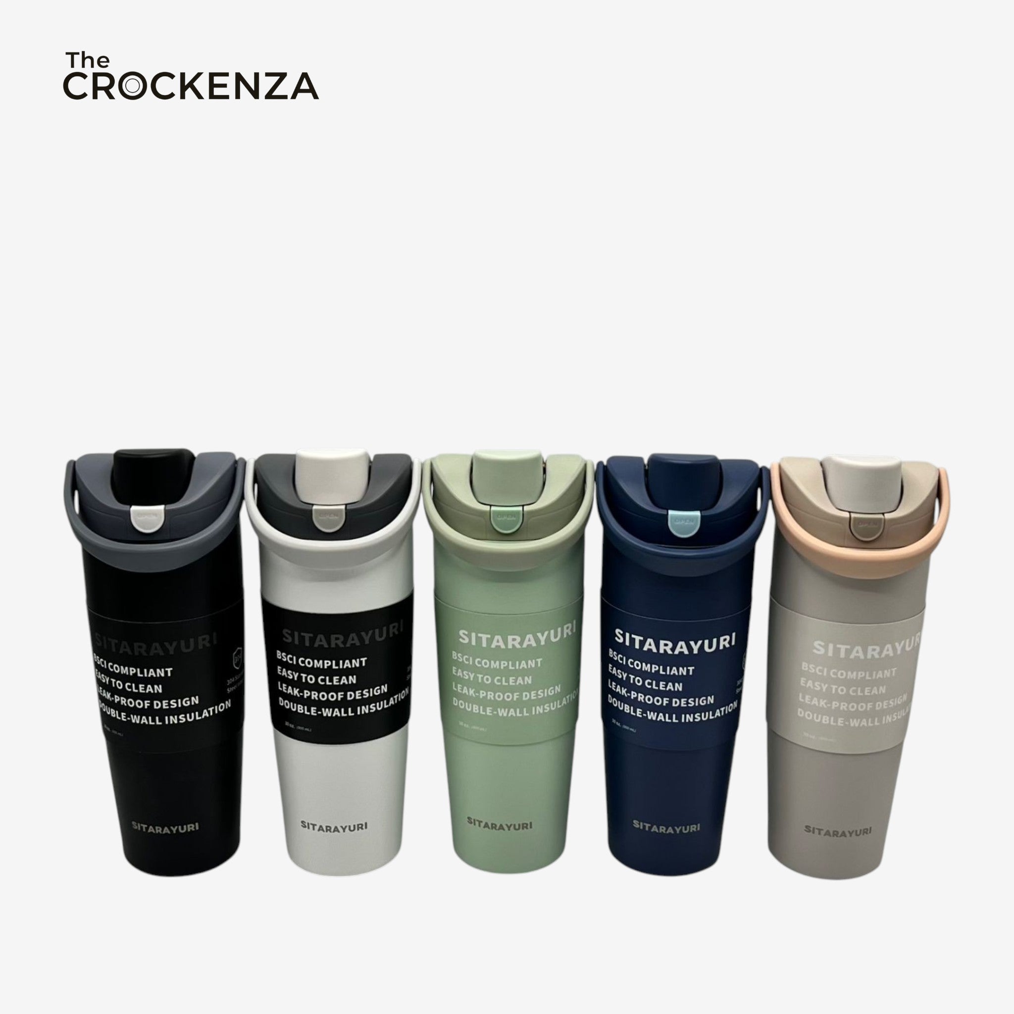 Sitarayuri 900ML Thermal Travel Mug – Double Wall Insulated Coffee & Tea Tumbler