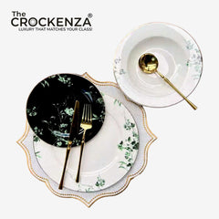 Imported Luxury 18-Pcs Johnson Bros–Inspired Premium Super Bone China Plate Set