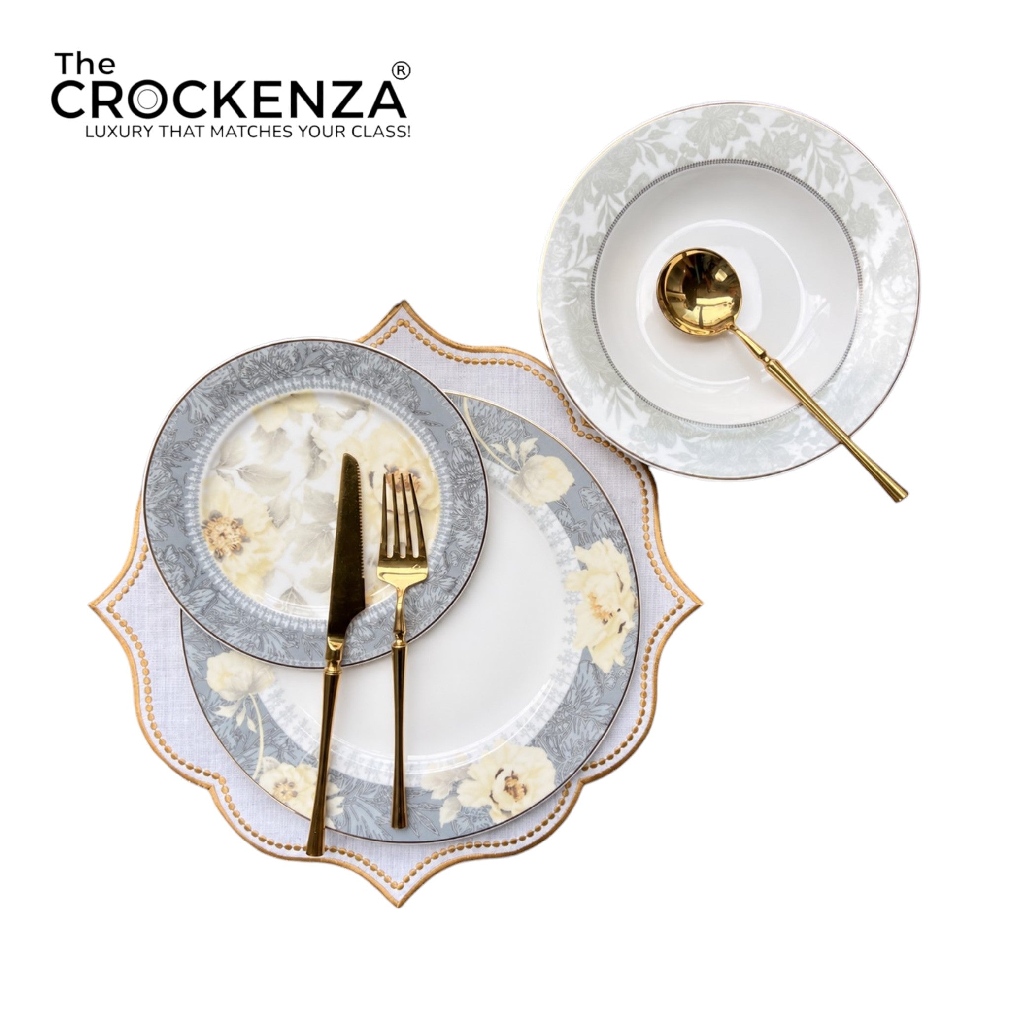 Luxury Johnson Bros inspired 18-Piece Plate Set – Experience the fine Dine Luxury!