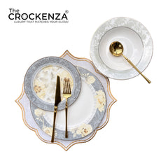 Luxury Johnson Bros inspired 18-Piece Plate Set – Experience the fine Dine Luxury!