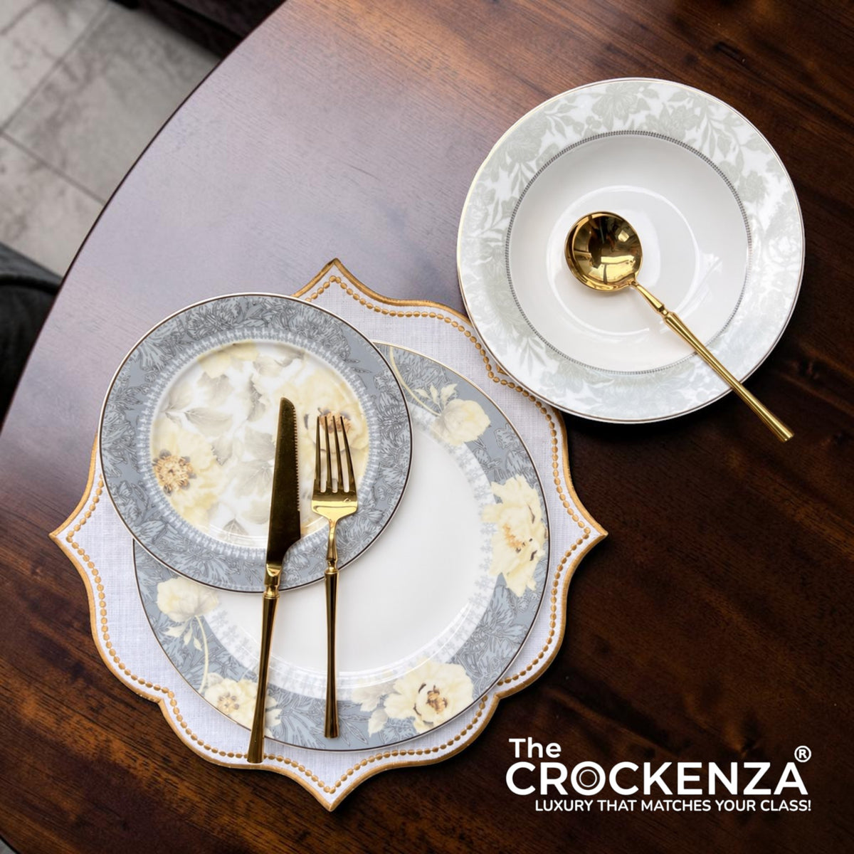Luxury Johnson Bros inspired 18-Piece Plate Set – Experience the fine Dine Luxury!