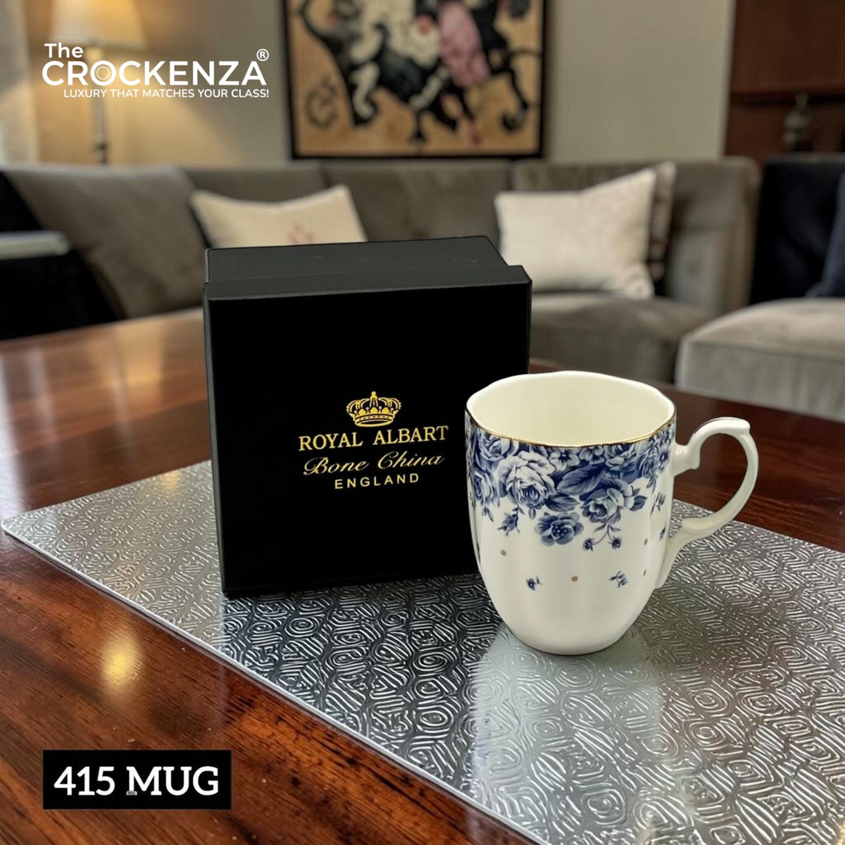 Royal Albert-Inspired Luxury Floral Mug – Single Piece