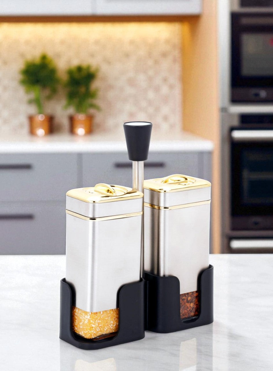 Salt & Pepper Duo – Elevate Your Table Style (2 Pcs)