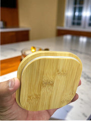 Metallic Canister Trio – Sugar, Tea & Coffee Jar Set with Airtight Bamboo Lids 1000ML (White)