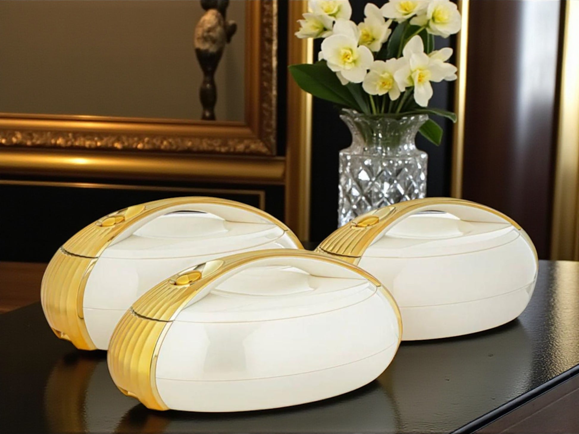 Imported Forever Gold Royal Oval-shapped Hot pots | Maintain the warmth for hours | Available in three sizes
