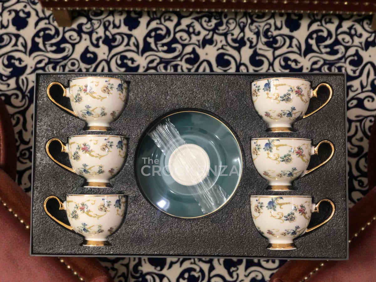Johnson Bros Savor & Serve – Luxury Cups & Saucers Bone China 12 (Pcs)