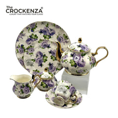 Royal Elegance - Imported Royal Albert inspired 24-piece Luxury Tea Set