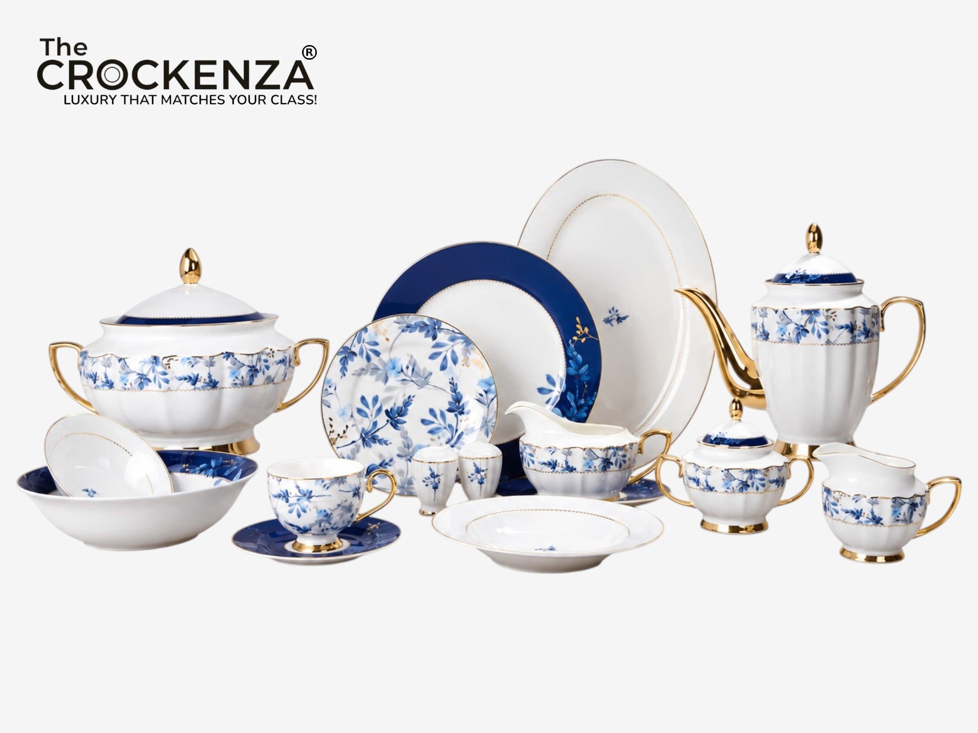Premium Imported Johnson Bros inspired Dining Set - Available in two serving sizes DS-087