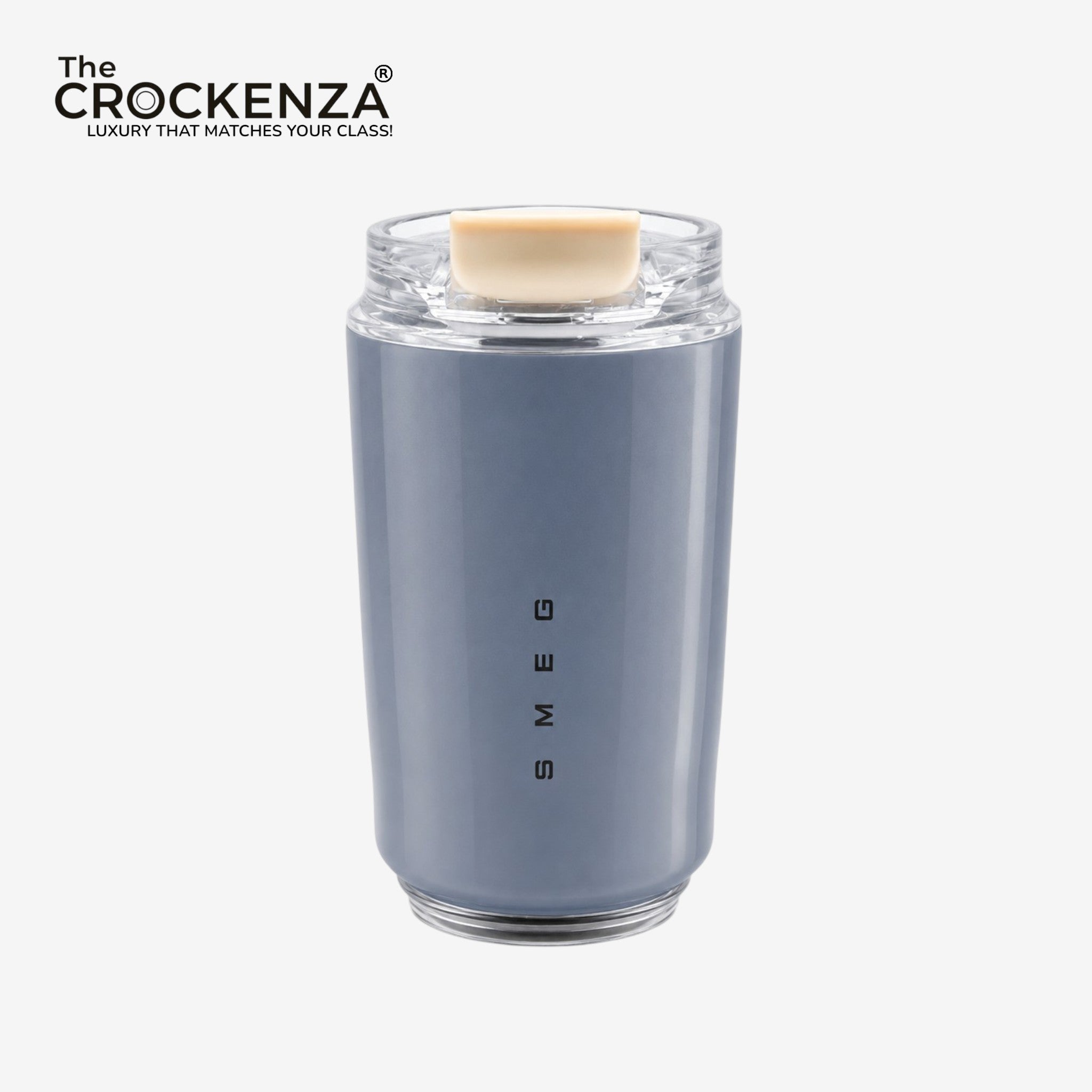 SMEG Style Premium Stainless Steel Travel Tumbler – Leak-Proof Coffee Cup with Clear Lid |  320ML