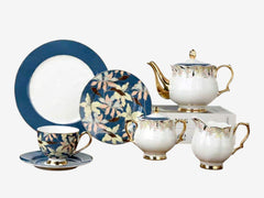 Imported Luxury Johnson Brothers–Inspired Fine Dining Set 24-Piece