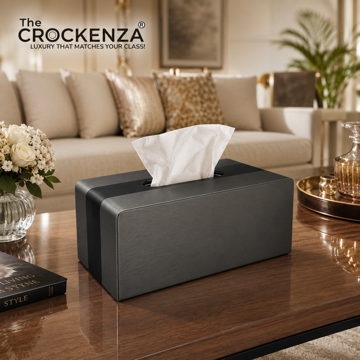 Luxury Premium Tissue Box – Elegant Decorative Tissue Box for Home, Office & Car