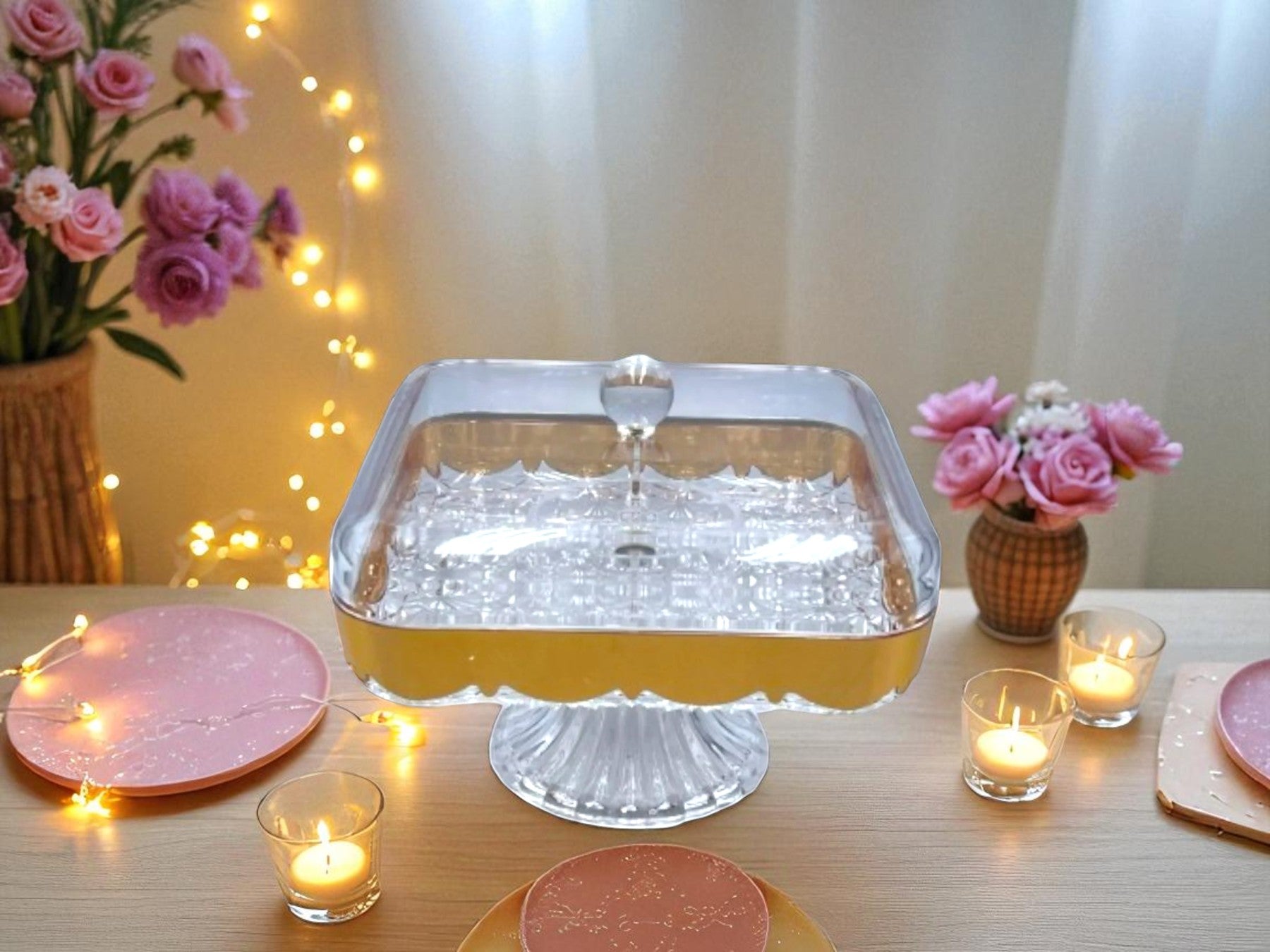 Small Dry Fruit Display with Stand – Perfect for Gifting