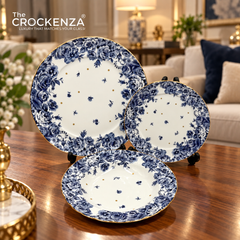 Royal Elegance Floral Plate Set – Inspired by Royal Albert 18 (Pcs)