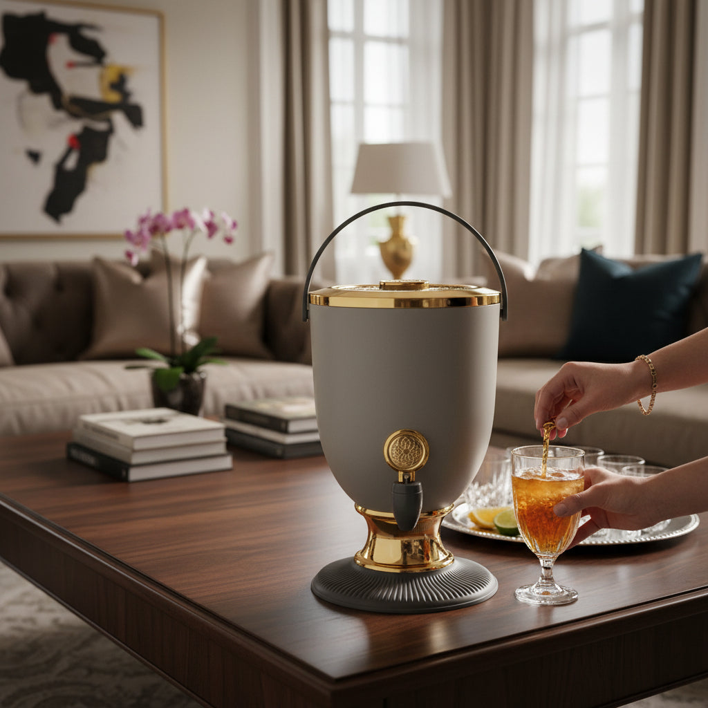 Forever Gold Luxury Water Cooler – 4L Imported Insulated Beverage Dispenser