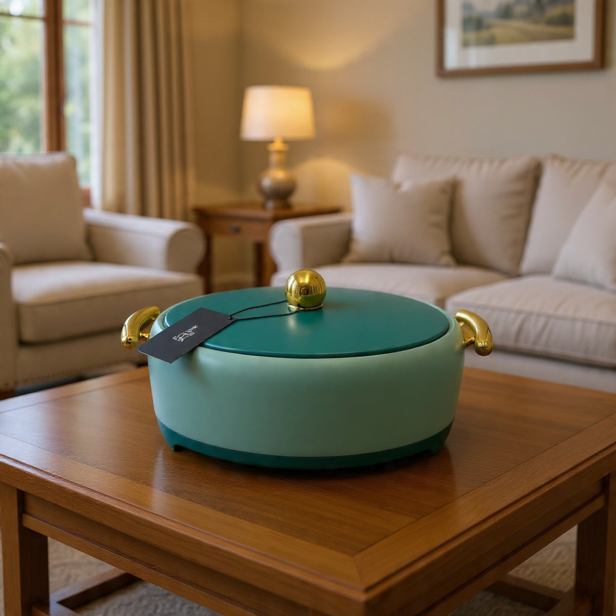 Imported Forever Gold Thermal Hot Pot Set  – Perfect for Family & Friends Gatherings (Set of 3)